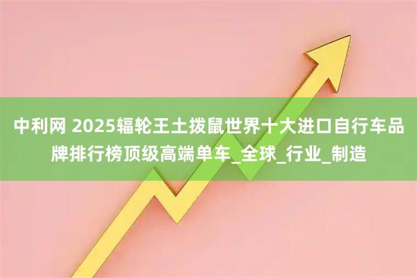 中利网 2025辐轮王土拨鼠世界十大进口自行车品牌排行榜顶级高端单车_全球_行业_制造